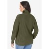 Jessica London Women's Plus Size Shaker Quarter Zip Pullover - 3 of 4
