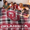 NCAA Oklahoma Sooners Plaid Ultra Cozy Throw Blanket - 3 of 3