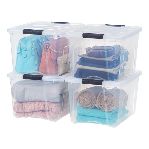 IRIS USA 10Pack Small Plastic Hobby Art Craft Supply Organizer Storage  Containers with Latching Lid