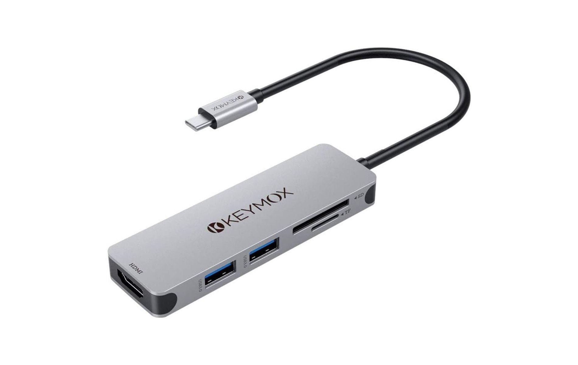 5-in-1 USB-C Hub with 4K HDMI Output and Card Reader