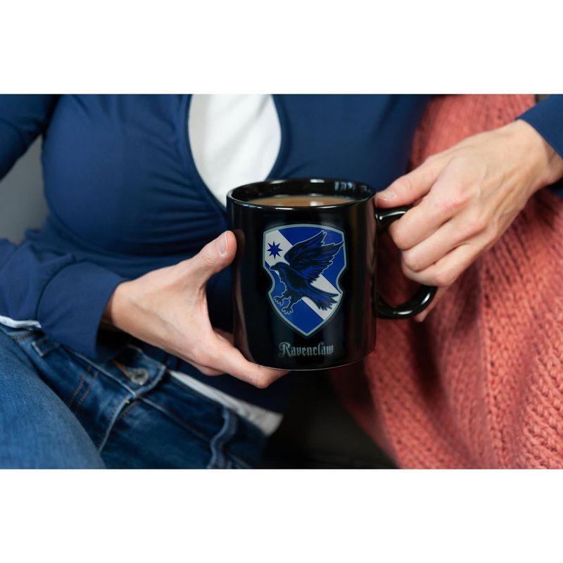 Underground Toys Harry Potter Ravenclaw 20oz Heat Reveal Ceramic Coffee Mug | Color Changing Cup, 5 of 7