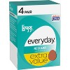 L'eggs Everyday Women's Sheer Regular 4pk Pantyhose - 2 of 2
