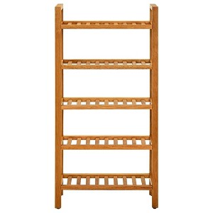 vidaXL Shoe Rack Shoe Storage Organizer Shoe Shelf for Closet Solid Oak Wood - 19.7" x 39.4" - 1 of 4