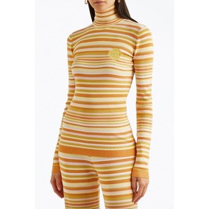 Women's AWA RIBBED-KNIT TURTLENECK TOP - HELMSTEDT - 1 of 3