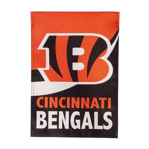 NFL Cincinnati Bengals Garden Flag 12x18 Double Sided, Officially Licensed Sports Flags For Outside, Indoor and Outdoor Flags for Football Fans - 1 of 1