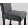 NicBex Dining Chairs Set of 2 Upholstered Chair Counter Height Stools with Nailhead Trim Suitable for Kitchen - 4 of 4