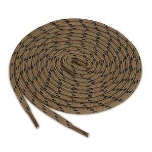 INSPIRE CHIC Core Non-slip Wear-resistant Round Shoelaces for Hiking Walking Shoes 3 Pairs - 1 of 4