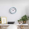 Clockswise Black Analog Clock – Silent, Non-Ticking for Wall, Office Desk, Table and Shelf, Battery-Operated Perfect for Home Office - 4 of 4