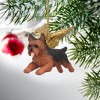 Design Toscano Honor the Pooch: Yorkie Holiday Dog Angel Ornament - 2 of 4