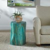 Uttermost Habitat Blue Accent Stool - 2 of 4