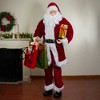 Northlight 72" Red and White Santa Claus with Shopping Bags Christmas Figure - 3 of 4