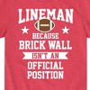 Boys' - Instant Message - Lineman Brick Wall Position Short Sleeve Graphic T-Shirt - 2 of 4