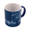 Silver Buffalo Star Wars Millennium Falcon Schematics Ceramic Mug | Holds 20 Ounces - 3 of 4