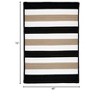 Colonial Mills Portico Braided Rug, Sharp Black 4'x6', Rectangle Shape - 2 of 2