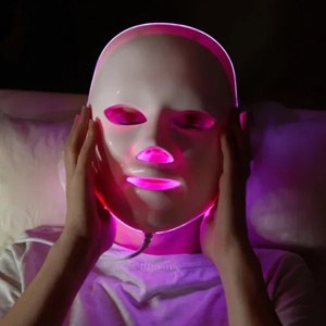 7 Colors LED Facial Mask Red Light Therapy Masks EMS Photon Therapy Face Neck Lifting Beauty Device Professional Facial Products Home Use Devices - 1 of 4