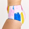 Calypsa Women's High Waisted Full Coverage Bikini Bottom - 3 of 3