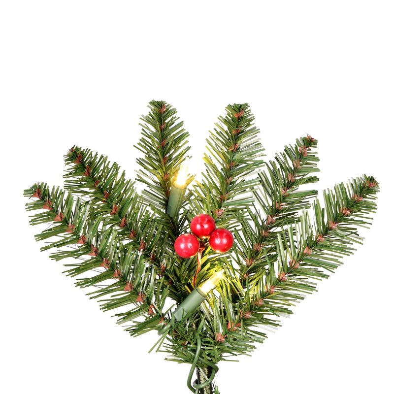 Vickerman Potted Tifton Potted Artificial Christmas Tree, 2 of 4