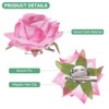 Unique Bargains Durable Velvet Cloth Flower Hair Clips Brooches 12 Pcs - 2 of 4