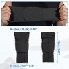 Unique Bargains 2pcs Elbow Brace Support Sleeve Elbow Pad Sleeve for Women Men Black L Size - image 2 of 3