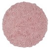 Bell Flower Collection Cotton Floral Pattern Tufted Bath Rug - Home Weavers - 2 of 4