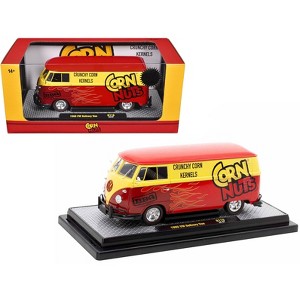 1960 Volkswagen Delivery Van Red and Yellow "Corn Nuts BBQ" Limited Edition to 6250 pieces 1/24 Diecast Model Car by M2 Machines - 1 of 3