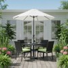 Aoodor Outdoor Dining Chair Cushions Set of 4, Waterproof Patio Furniture Seat Cushions, Outdoor Chair Pads with Ties - 2 of 4