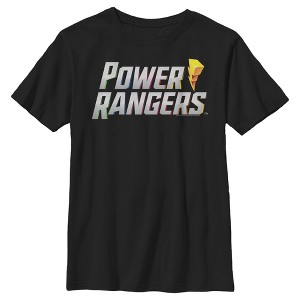 Boy's Power Rangers Lightning Bolt Logo T-Shirt - 1 of 4