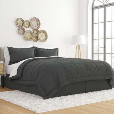 Essential Bed In A Bag Comforter Bedding Set, Ultra Soft, Machine Washable - Becky Cameron (8 Piece Set)