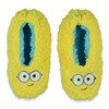 Seven Times Six The Minions Slippers Adult Plush Embroidered Non-Slip Mushie Socks 1 Pair - 4 of 4