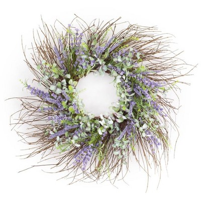 Melrose Mixed Floral Wreath 30.5"D
