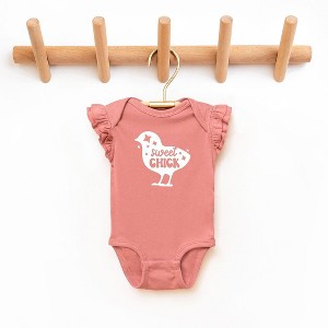The Juniper Shop Sweet Chick Chick Baby Flutter Sleeve Bodysuit - 1 of 2