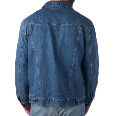 Alpine Swiss Derek Men’s Classic Denim Trucker Jacket DNM MED — фото 7