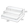 iDesign Crisp Plastic Stadium Spice Rack, 3-Tier Organizer - Clear - 2 of 4