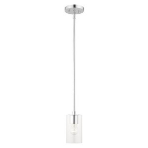 Livex Lighting Zurich 1 - Light Pendant in  Polished Chrome - 1 of 4
