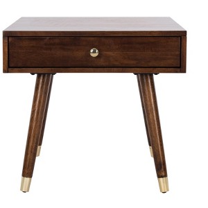 Levinson Gold Cap End Table  - Safavieh - 1 of 4