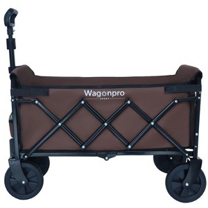 CAVINAS Expandable Dual-Layer Utility Wagon Cart, Lightweight Folding Wagon with 100% Extra Space, Shopping Cart for Camping, Sports - 1 of 4