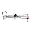 Stamina 55-5610 AeroPilates Precision Series Cushioned Cardio Reformer Resistance Band Foldable Wheeled Workout System Home Gym Machine, White - 2 of 4