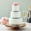 Juvale Acacia Wood Cake Stand for Display Cakes, Appetizers and Desserts, 12.75 in - 2 of 4