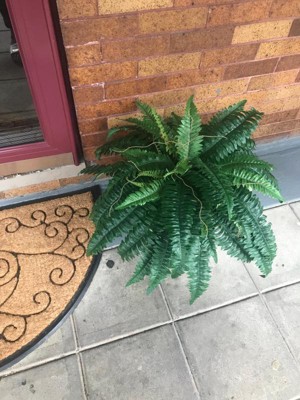 36 X 29 Artificial Boston Fern Hanging Basket - Nearly Natural : Target