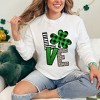 Simply Sage Market Women's Love Shamrock Long Sleeve Garment Dyed Tee - 2 of 3