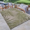Gertmenian 5'2"x7' Paseo Paume Palm Leaf Accent Rug: Belgian Crafted, Stain-Resistant, No Backing - 4 of 4