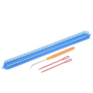 Unique Bargains 126 Hooks Portable Knitting Loom Machines Kit with Accessories - 1 of 4