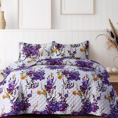 Twin Serena Printed Oversized Quilt Set - Azores Home