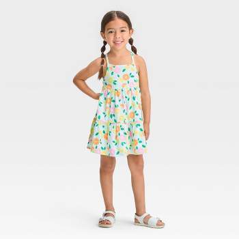Toddler Girls' Fruit Tank Dress - Cat & Jack™ Mint Green