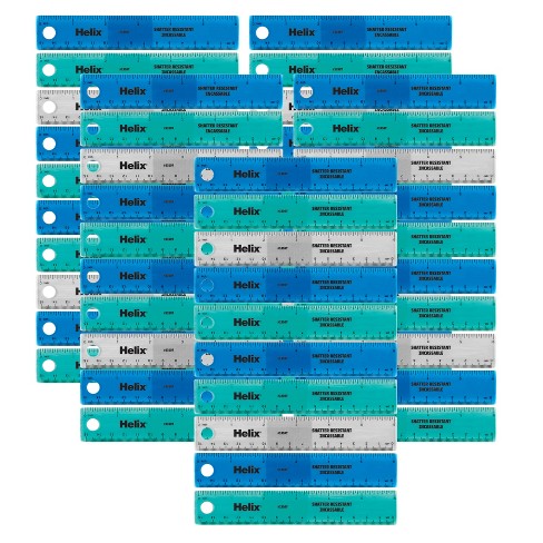 Universal Clear Plastic Ruler Standard/metric 6 59025 : Target