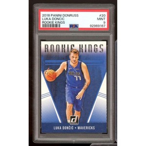 Luka Doncic Rookie Card 2018-19 Panini Donruss Rookie Kings #20 PSA 9 - 1 of 2