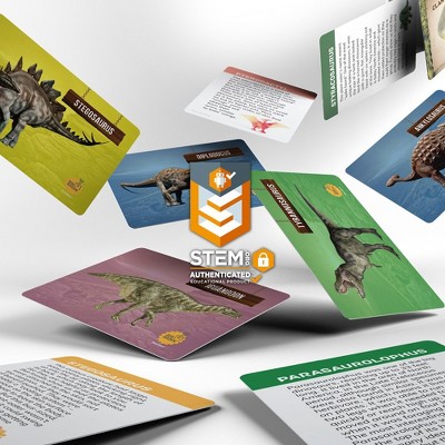 Dan&Darci Dig a Dozen Dino Eggs Kit – 12 Unique Dinosaur Models with Excavation Tools, Brushes, and Learning Cards – STEM Authenticated