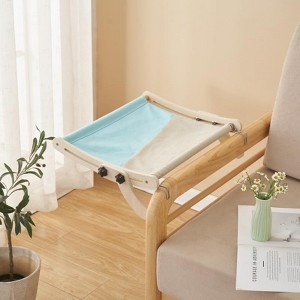 Cat Window Perch, Cat Window Hammock, Providing All-Around Sunbath Space Saving, Easy to Adjust Cat Bed for Windowsill, Bedside - 1 of 4