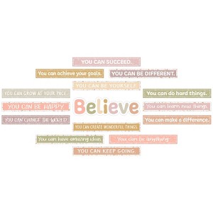 Teacher Created Resources® Terrazzo Tones Believe You Can Mini Bulletin Board Set, 15 Pieces - 1 of 4