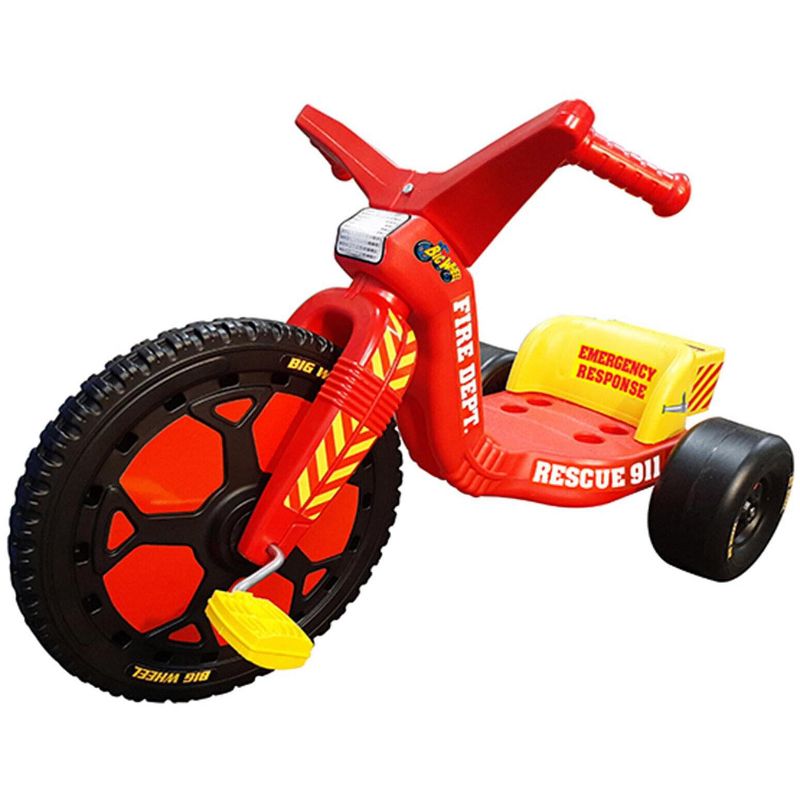 UCC Distributing Fire & Rescue Big Wheel Spin-Out Racer 16 Inch Trike, 1 of 4